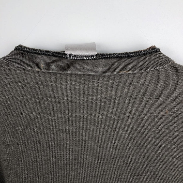 Nike logo sweatshirt, sweatshirt, men's size XL cotton Charcoal Vintage Second Hand