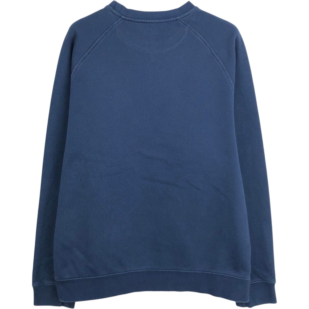 90s-00'S Nike One-Point Logo Sweatshirt, Men's Size XL (approx.) cotton navy blue type Vintage Second Hand