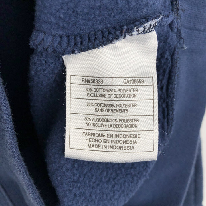 90s-00'S Nike One-Point Logo Sweatshirt, Men's Size XL (approx.) cotton navy blue type Vintage Second Hand
