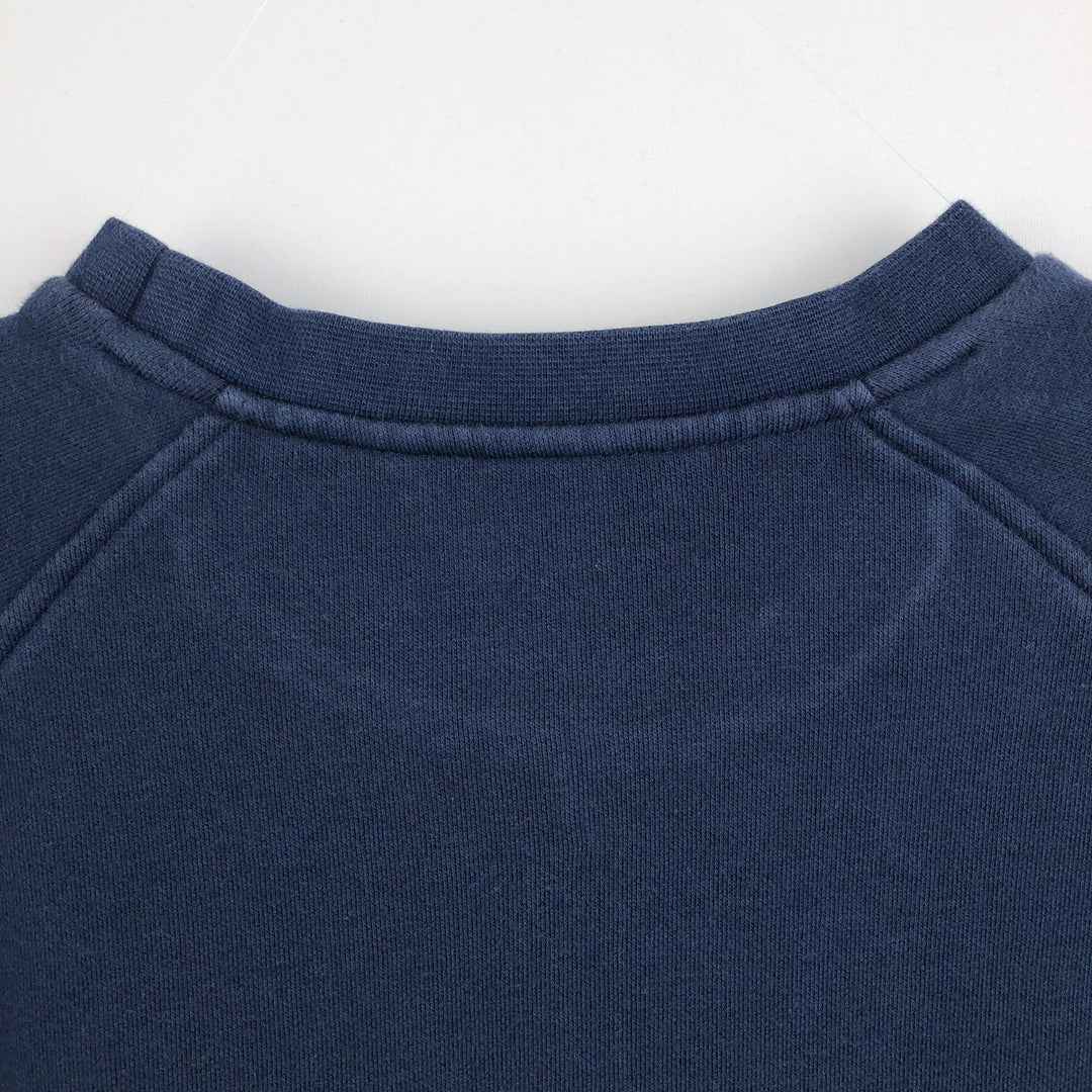 90s-00'S Nike One-Point Logo Sweatshirt, Men's Size XL (approx.) cotton navy blue type Vintage Second Hand