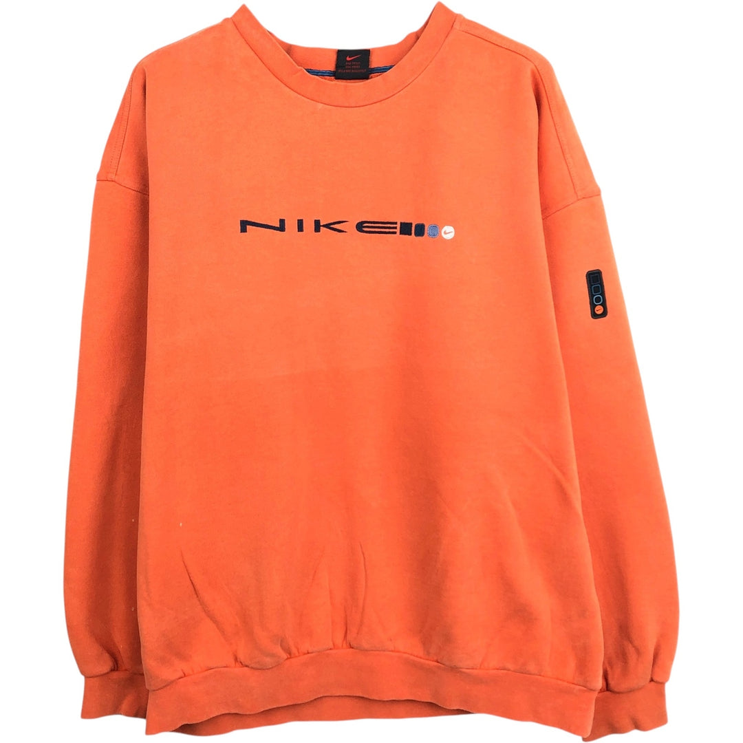 90'S Nike Logo Sweatshirt, Men's XL Size Vintage cotton orange type Vintage Second Hand
