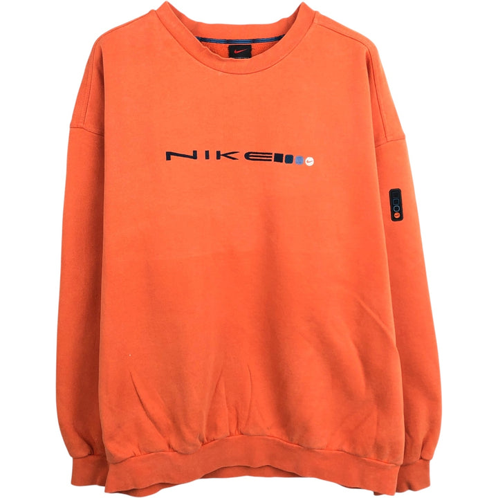 90'S Nike Logo Sweatshirt, Men's XL Size Vintage cotton orange type Vintage Second Hand