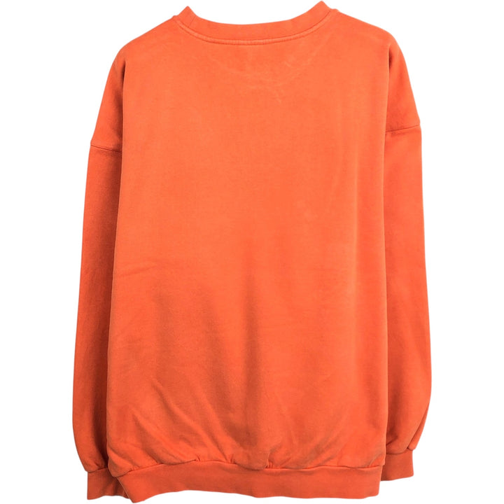 90'S Nike Logo Sweatshirt, Men's XL Size Vintage cotton orange type Vintage Second Hand