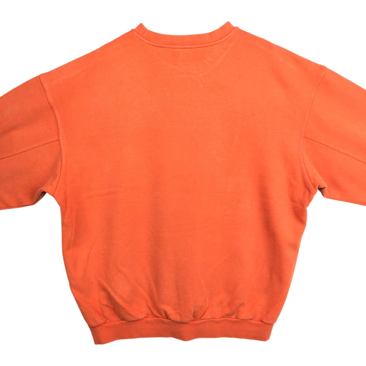 90'S Nike Logo Sweatshirt, Men's XL Size Vintage cotton orange type Vintage Second Hand