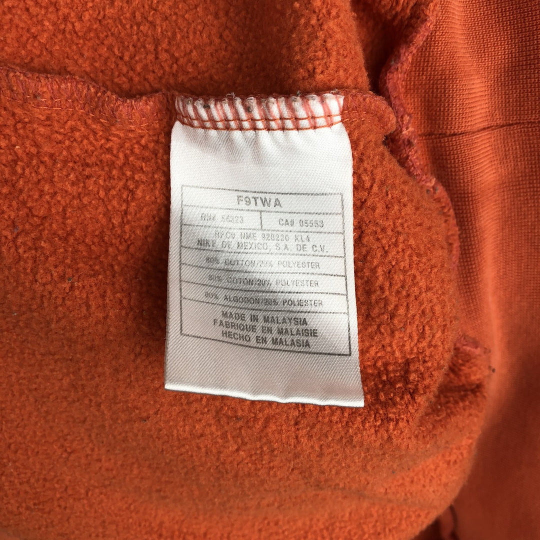 90'S Nike Logo Sweatshirt, Men's XL Size Vintage cotton orange type Vintage Second Hand