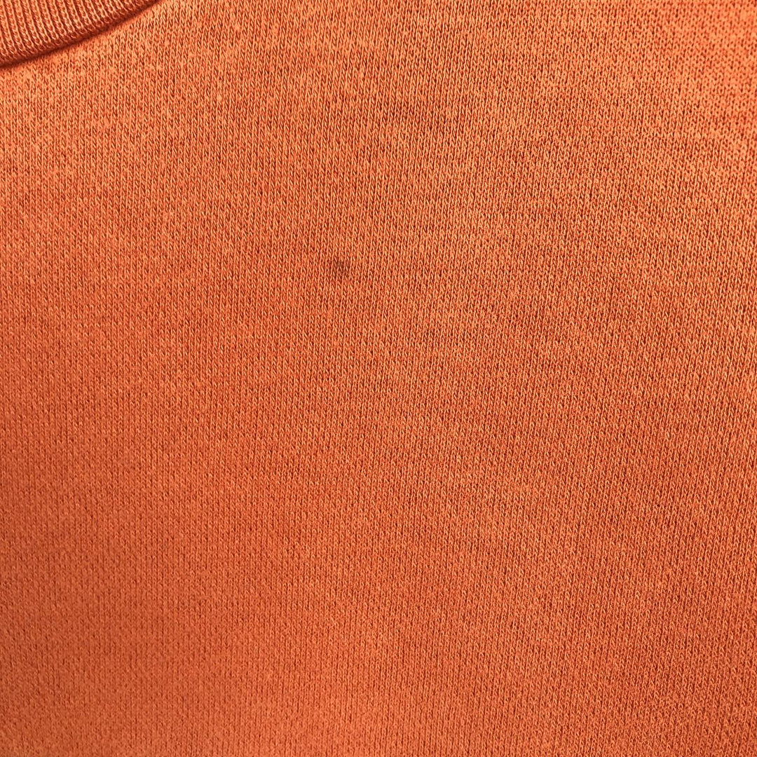 90'S Nike Logo Sweatshirt, Men's XL Size Vintage cotton orange type Vintage Second Hand