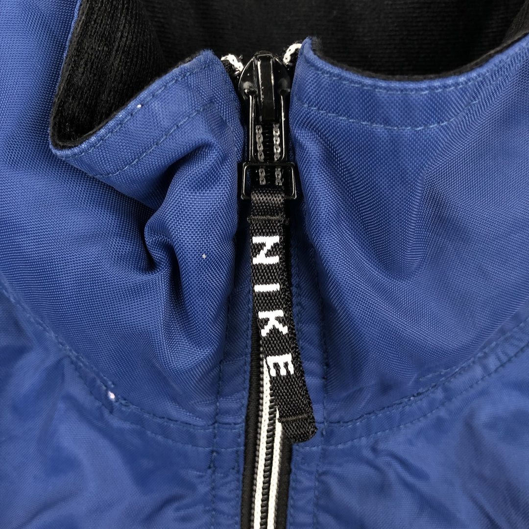 90'S Vintage Nike Anorak Jacket, Men's Size L Nylon blue type Vintage Second Hand