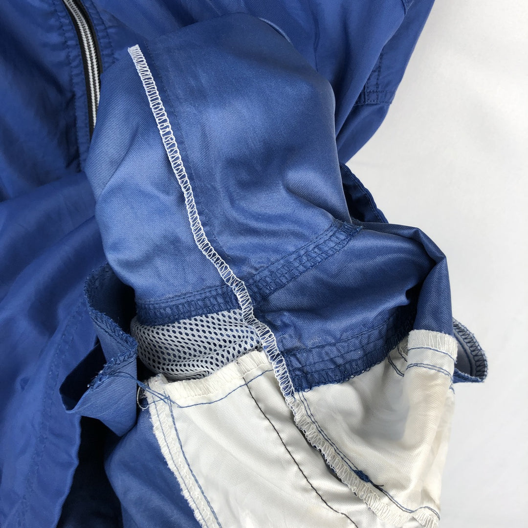 90'S Vintage Nike Anorak Jacket, Men's Size L Nylon blue type Vintage Second Hand