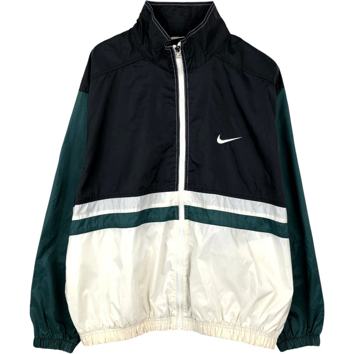 90'S Nike NIKE Nylon Jacket Men's Size L Vintage Nylon black type Vintage Second Hand