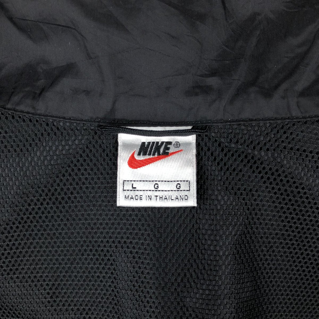 90'S Nike NIKE Nylon Jacket Men's Size L Vintage Nylon black type Vintage Second Hand