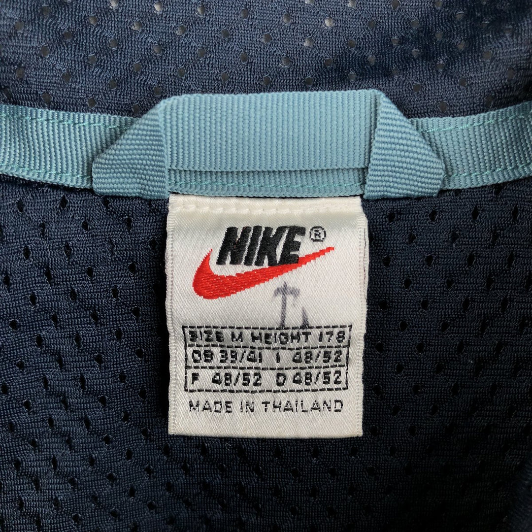 90'S Nike Nylon Pullover, Men's Size M (approx.), Vintage Nylon navy blue type Vintage Second Hand