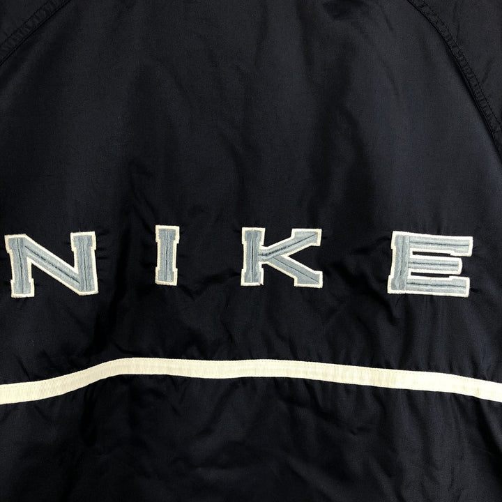 90'S Nike Nylon Pullover, Men's Size M (approx.), Vintage Nylon navy blue type Vintage Second Hand