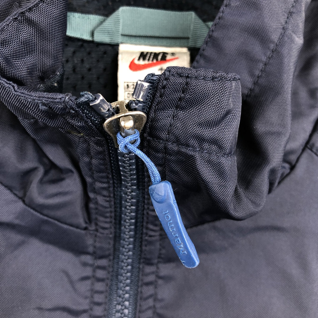 90'S Nike Nylon Pullover, Men's Size M (approx.), Vintage Nylon navy blue type Vintage Second Hand