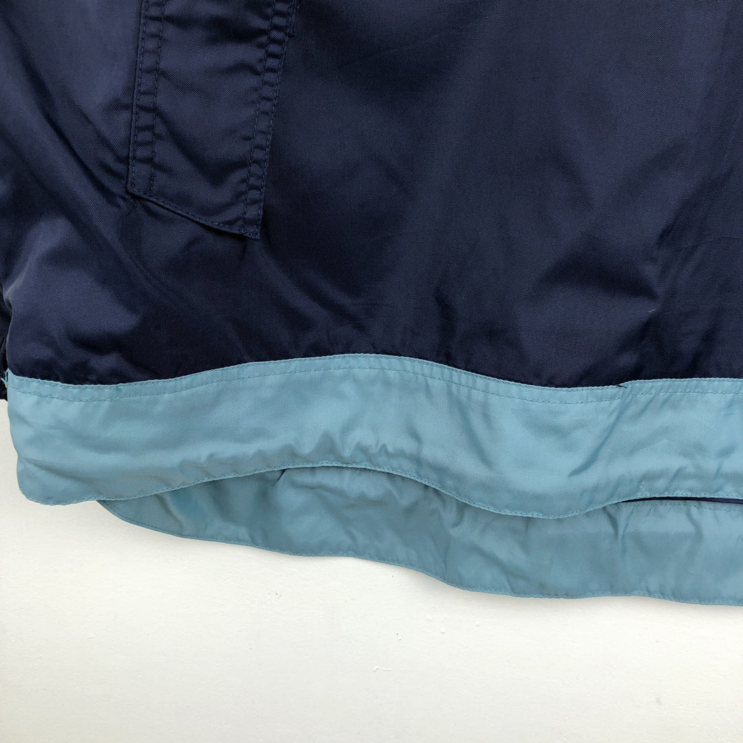 90'S Nike Nylon Pullover, Men's Size M (approx.), Vintage Nylon navy blue type Vintage Second Hand
