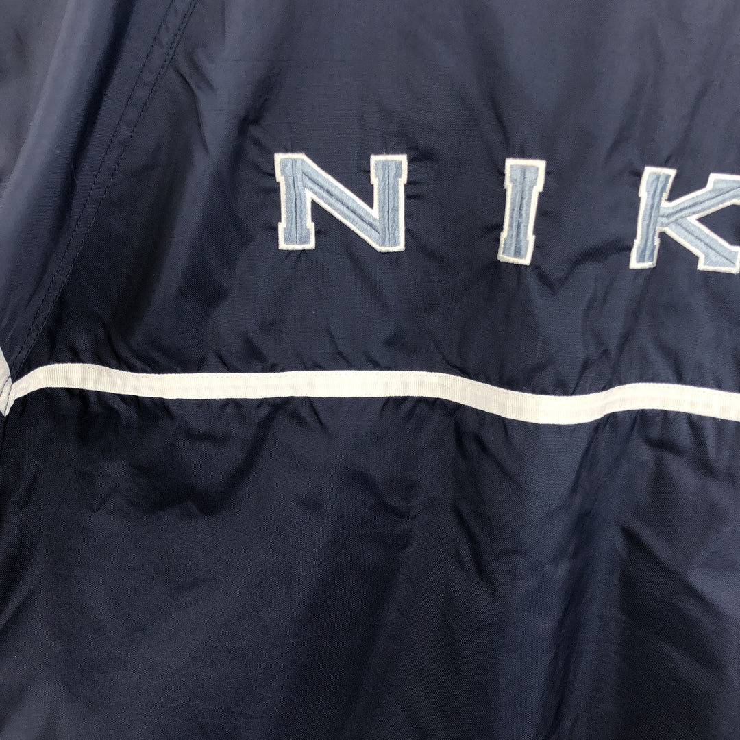 90'S Nike Nylon Pullover, Men's Size M (approx.), Vintage Nylon navy blue type Vintage Second Hand