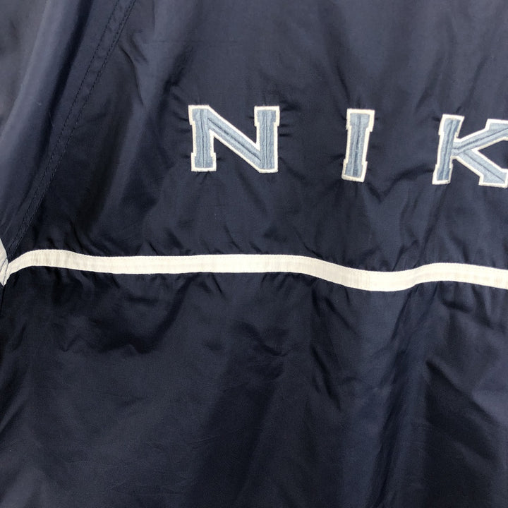 90'S Nike Nylon Pullover, Men's Size M (approx.), Vintage Nylon navy blue type Vintage Second Hand