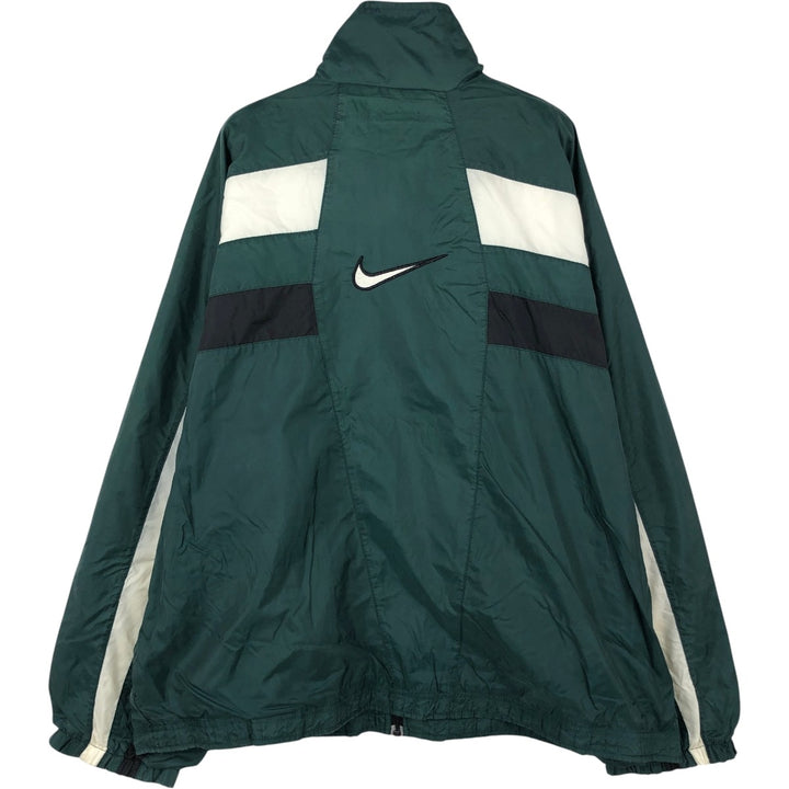 Nike Nylon Jacket, Men's XL Nylon Green type dark green Vintage Second Hand