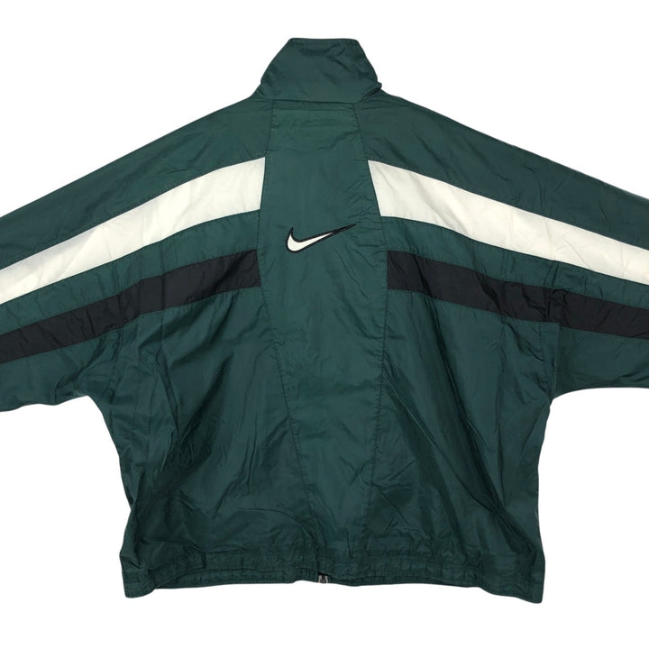 Nike Nylon Jacket, Men's XL Nylon Green type dark green Vintage Second Hand