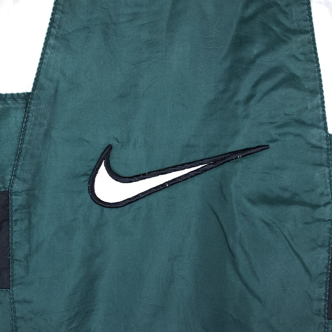 Nike Nylon Jacket, Men's XL Nylon Green type dark green Vintage Second Hand
