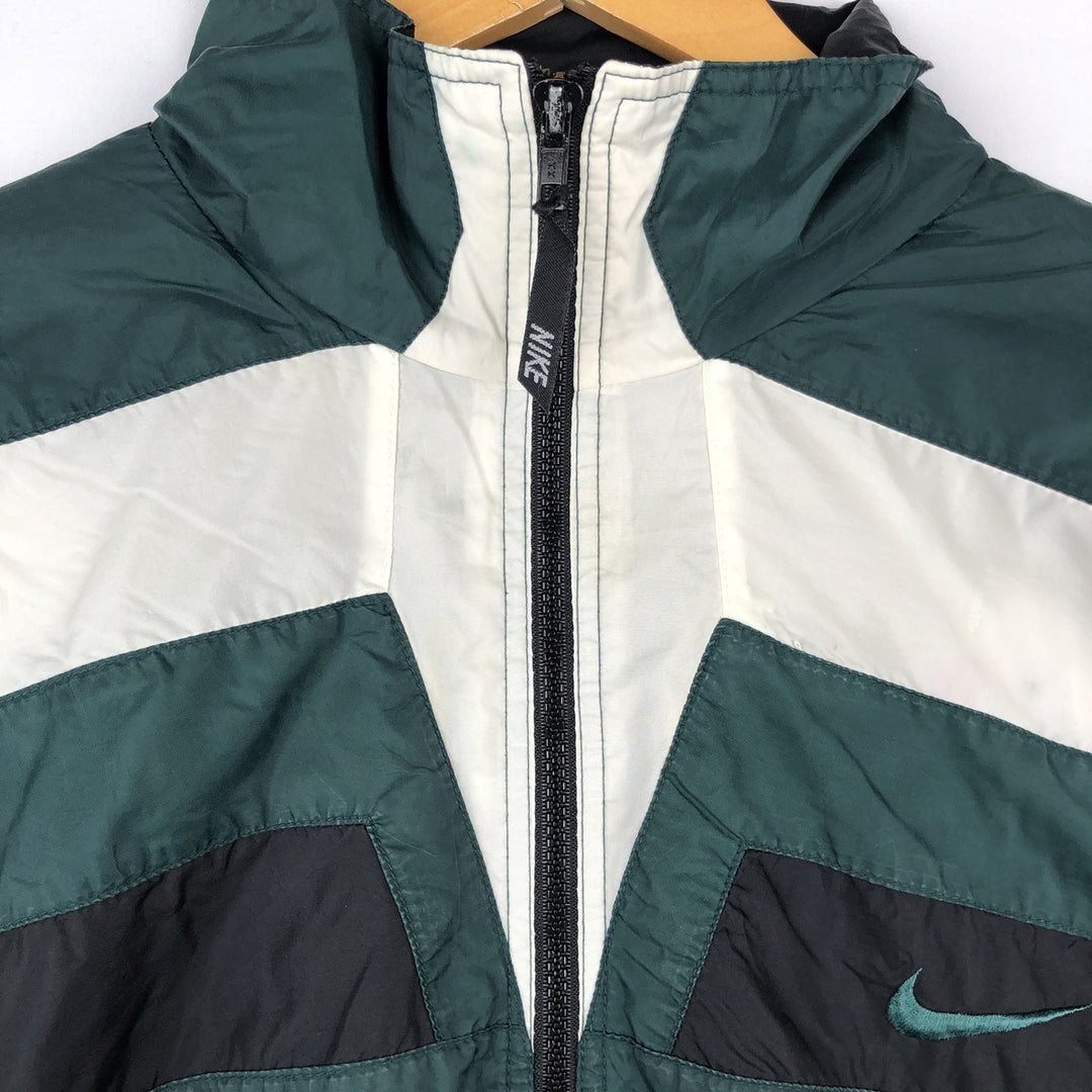 Nike Nylon Jacket, Men's XL Nylon Green type dark green Vintage Second Hand