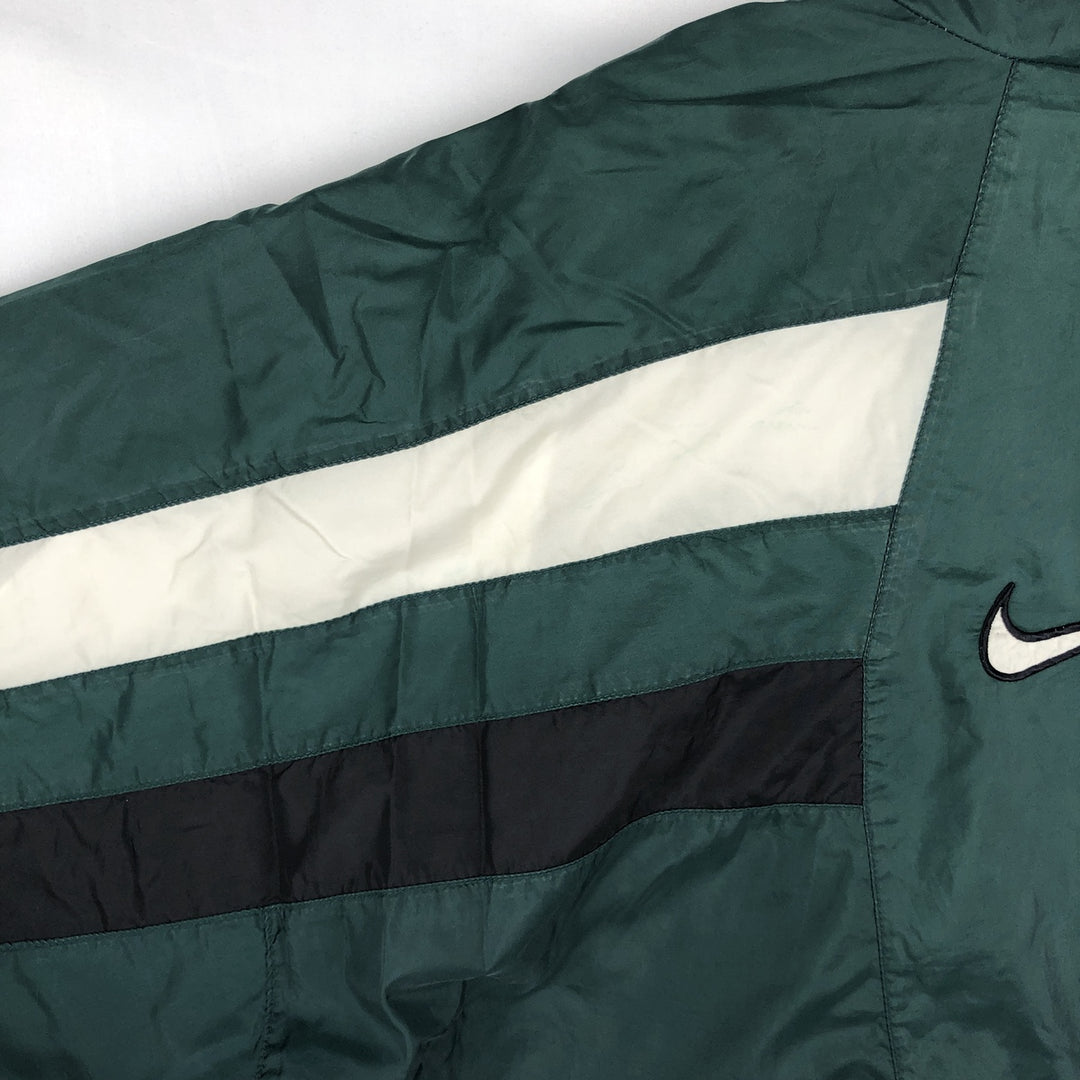 Nike Nylon Jacket, Men's XL Nylon Green type dark green Vintage Second Hand
