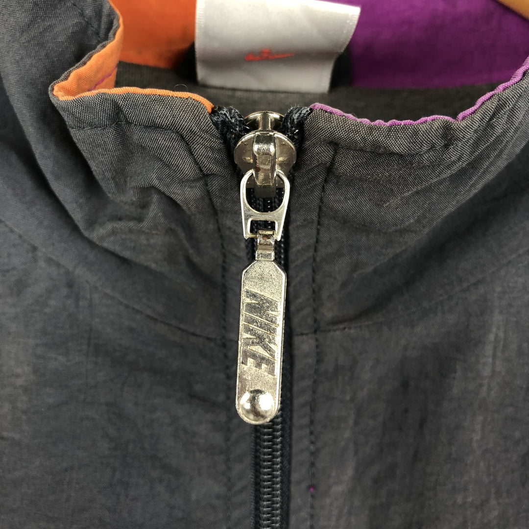 Vintage 90'S Nike silver tag windbreaker, size M, men's unclear Charcoal Vintage Second Hand