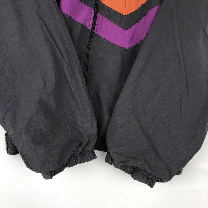 Vintage 90'S Nike silver tag windbreaker, size M, men's unclear Charcoal Vintage Second Hand