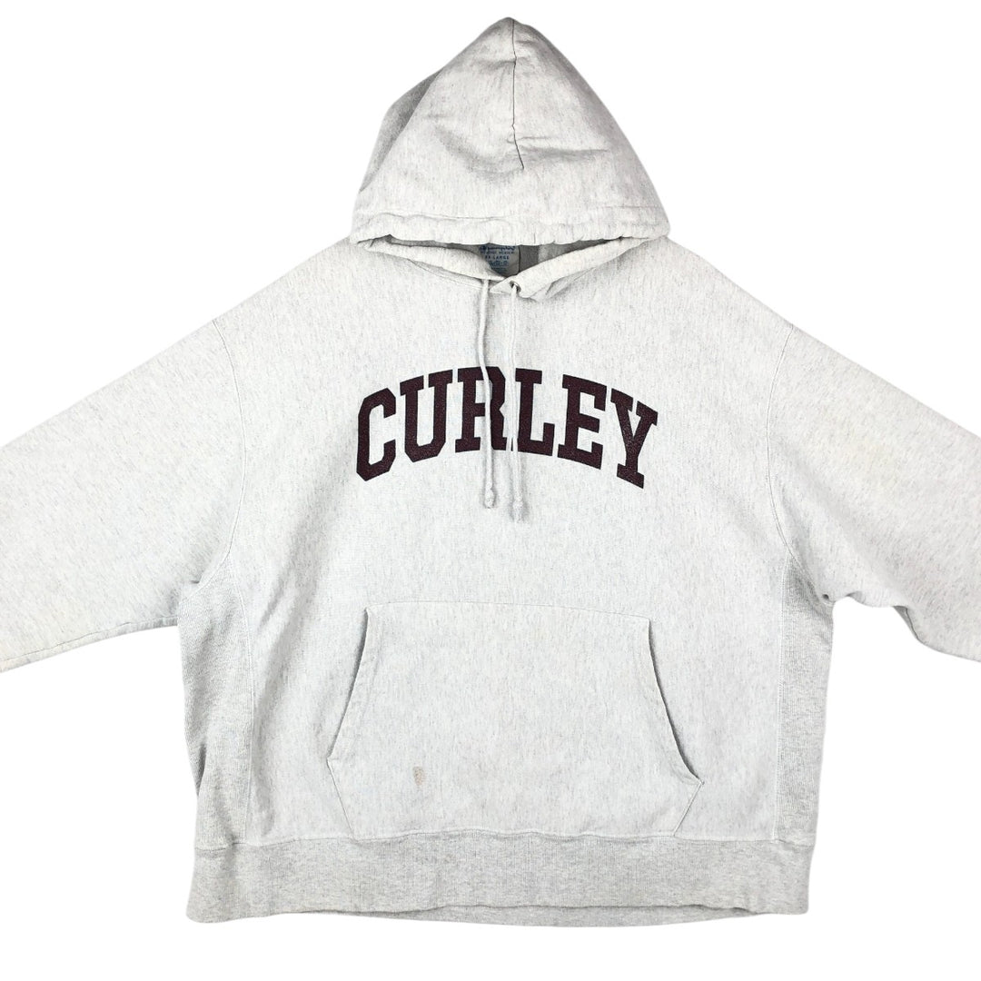 Champion Reverse Weave College Pullover Hoodie, Men's XXL unclear gray type Vintage Second Hand