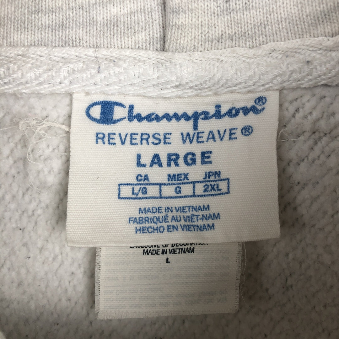 Champion REVERSE WEAVE Reverse Weave Sweat Pullover Hoodie Men's L size cotton gray type Vintage Second Hand