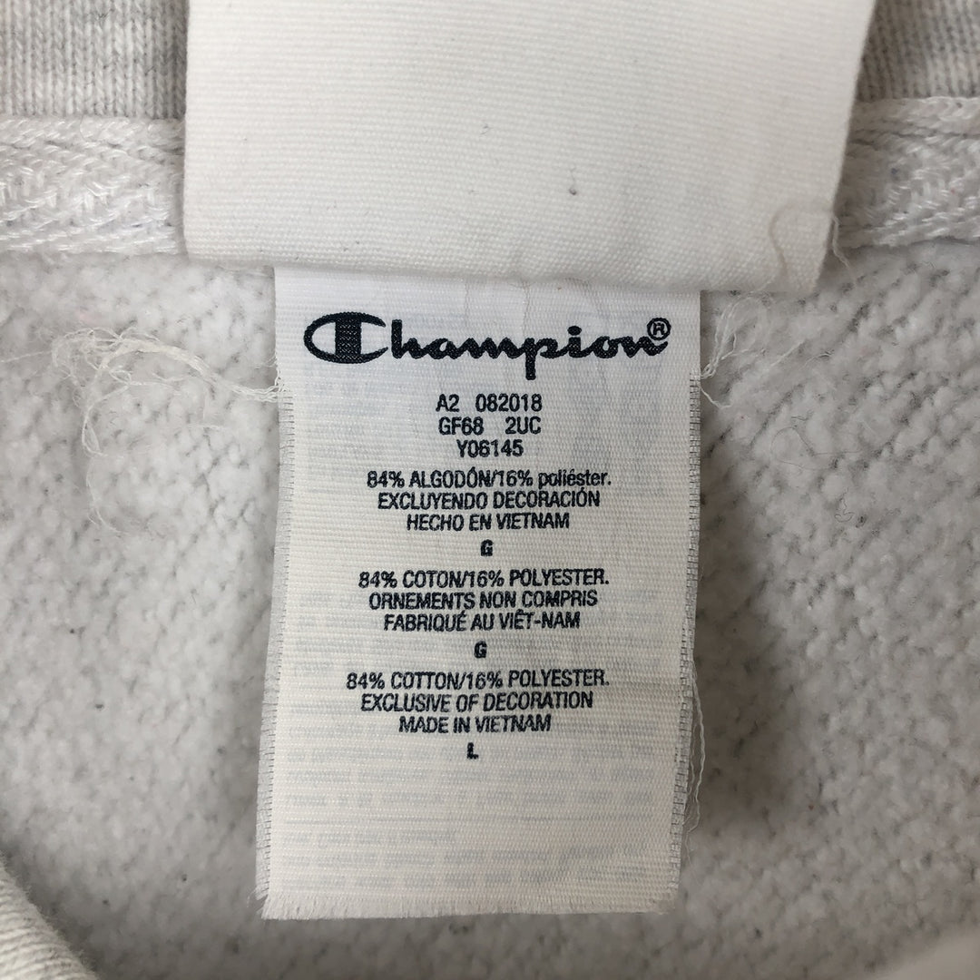 Champion REVERSE WEAVE Reverse Weave Sweat Pullover Hoodie Men's L size cotton gray type Vintage Second Hand