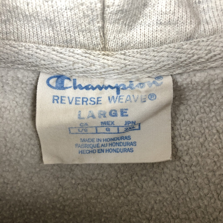 Champion REVERSE WEAVE Reverse Weave College Sweat Pullover Hoodie Men's L size cotton gray type Vintage Second Hand