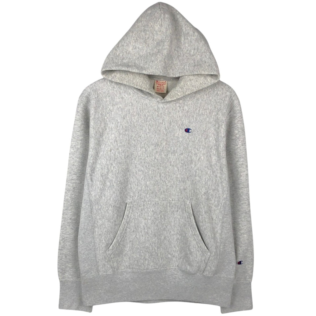 Champion REVERSE WEAVE WARM UP Reverse Weave Sweat Pullover Hoodie (Men's Size M) cotton gray type Vintage Second Hand