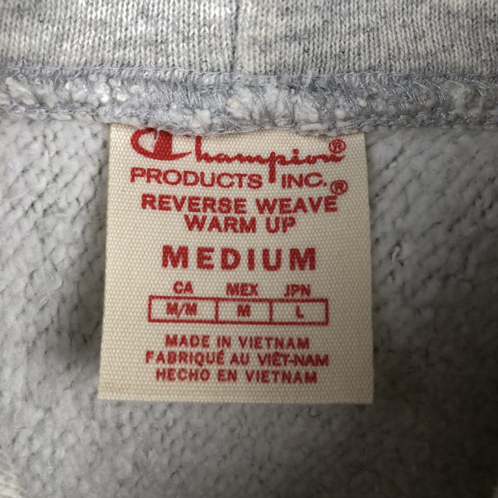 Champion REVERSE WEAVE WARM UP Reverse Weave Sweat Pullover Hoodie (Men's Size M) cotton gray type Vintage Second Hand