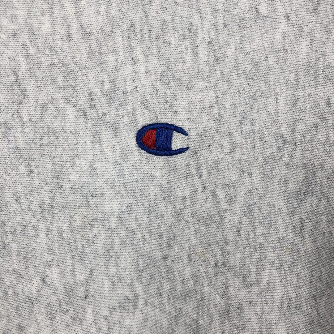 Champion REVERSE WEAVE WARM UP Reverse Weave Sweat Pullover Hoodie (Men's Size M) cotton gray type Vintage Second Hand
