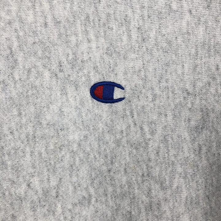 Champion REVERSE WEAVE WARM UP Reverse Weave Sweat Pullover Hoodie (Men's Size M) cotton gray type Vintage Second Hand