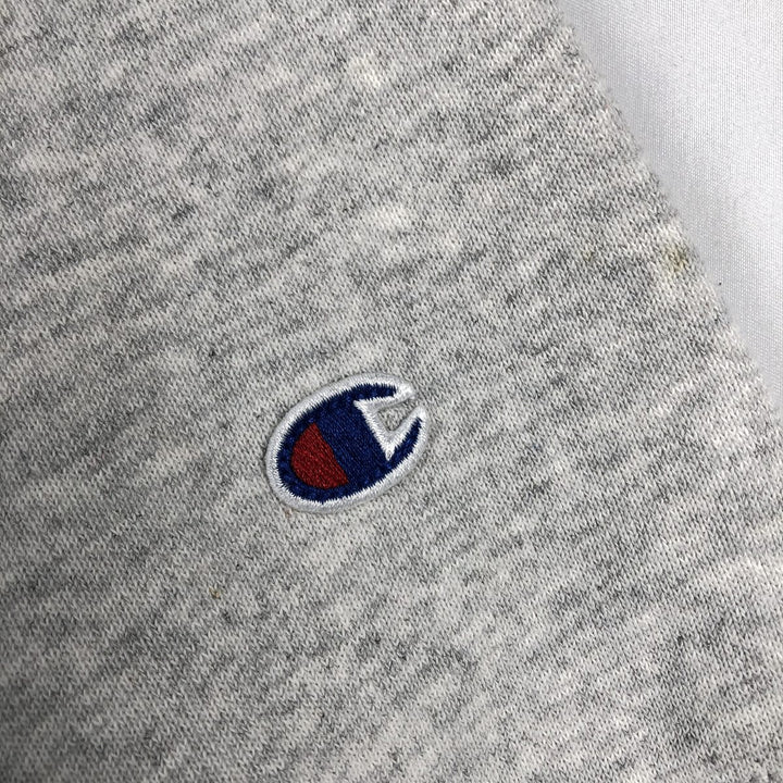 Champion REVERSE WEAVE WARM UP Reverse Weave Sweat Pullover Hoodie (Men's Size M) cotton gray type Vintage Second Hand