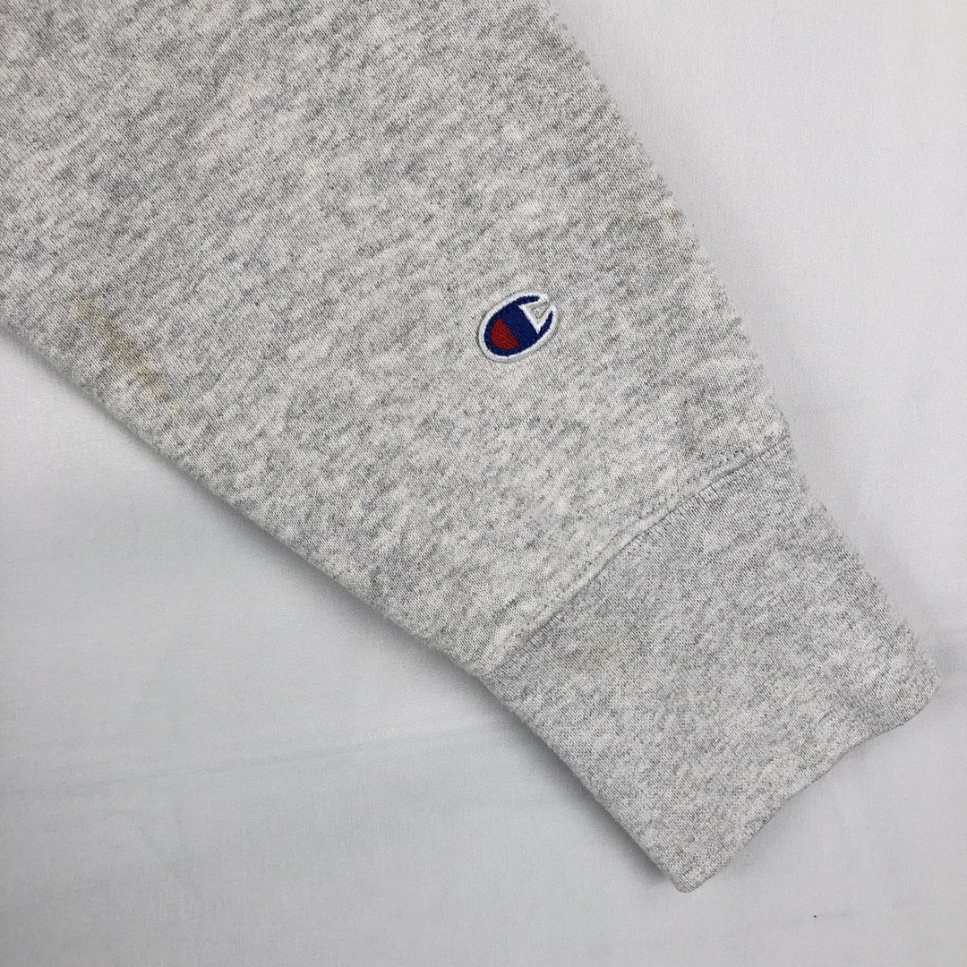 Champion REVERSE WEAVE WARM UP Reverse Weave Sweat Pullover Hoodie (Men's Size M) cotton gray type Vintage Second Hand