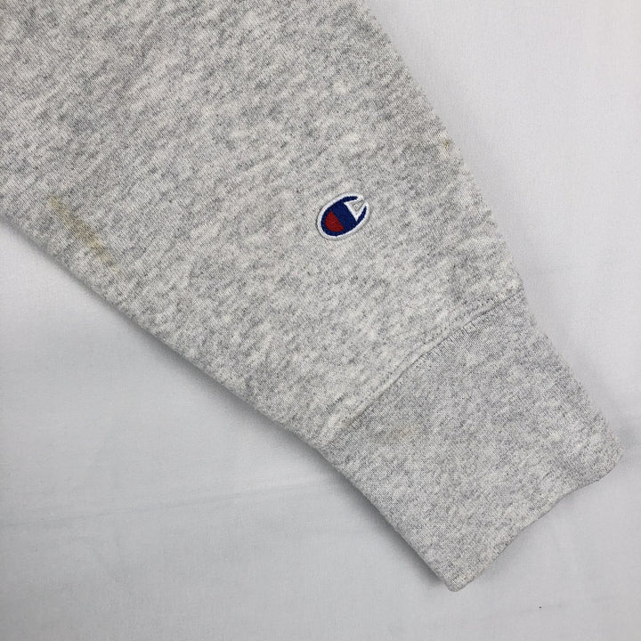 Champion REVERSE WEAVE WARM UP Reverse Weave Sweat Pullover Hoodie (Men's Size M) cotton gray type Vintage Second Hand