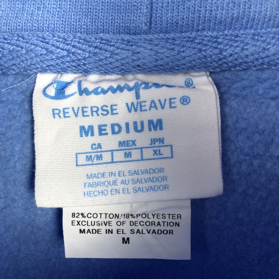 Champion Reverse Weave Columbia University College Sweatshirt Pullover Hoodie (Men's Size M) cotton blue type Vintage Second Hand