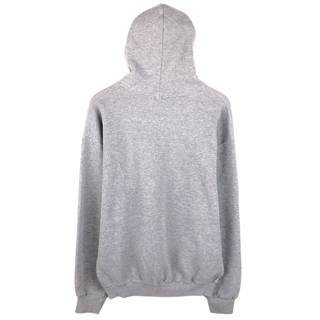 Russell College Sweatshirt Pullover Hoodie, Men's Size L polyester gray type Vintage Second Hand