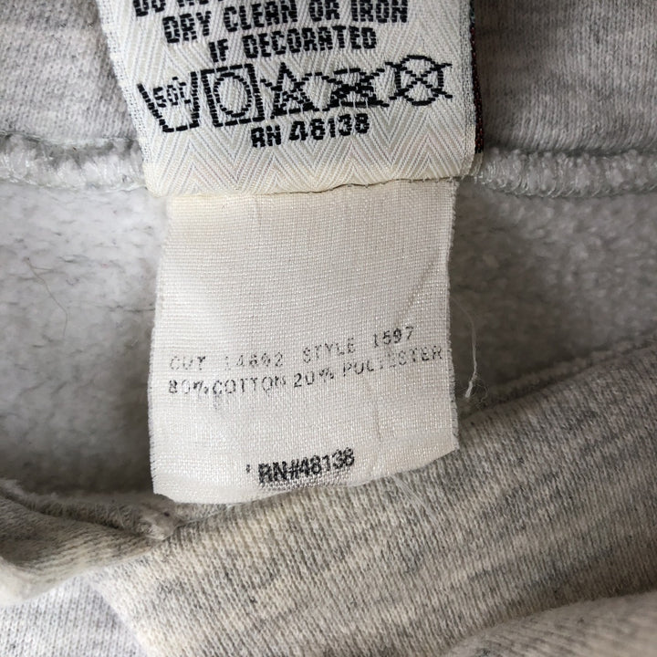 90'S NUTMEG NFL Dallas Cowboys sweatshirt pullover hoodie, Made in USA, Men's size L equivalent, Vintage cotton gray type Vintage Second Hand