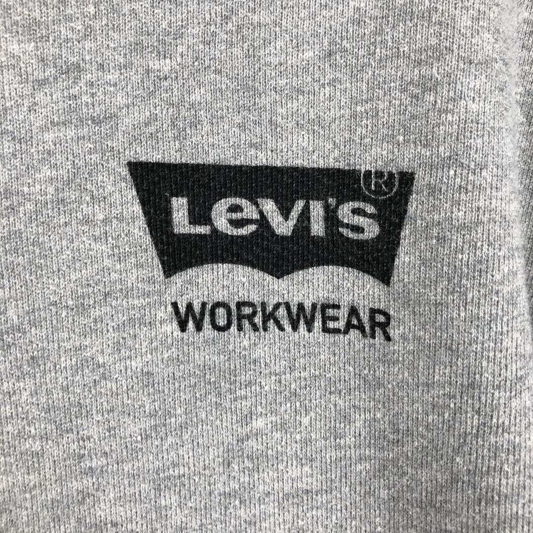 Levi's RELAXED Sweat Pullover Hoodie, Men's Size XL (approx.) cotton gray type Vintage Second Hand
