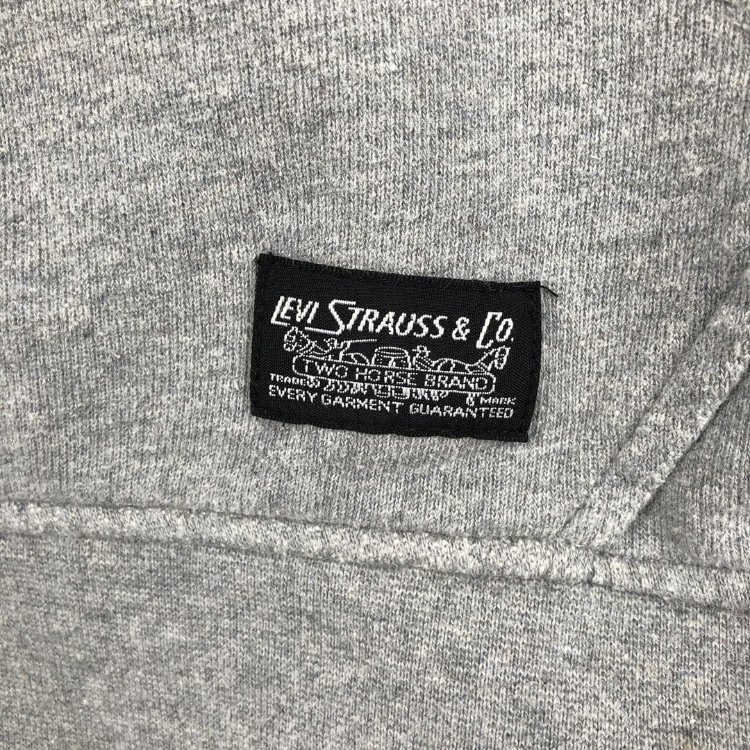 Levi's RELAXED Sweat Pullover Hoodie, Men's Size XL (approx.) cotton gray type Vintage Second Hand