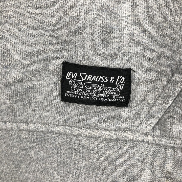 Levi's RELAXED Sweat Pullover Hoodie, Men's Size XL (approx.) cotton gray type Vintage Second Hand