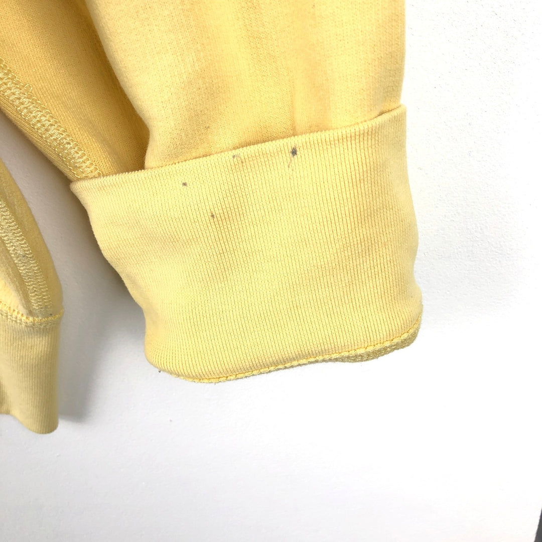 Ralph Lauren POLO RALPH LAUREN sweatshirt pullover hoodie, men's size L cotton yellow type Vintage Second Hand