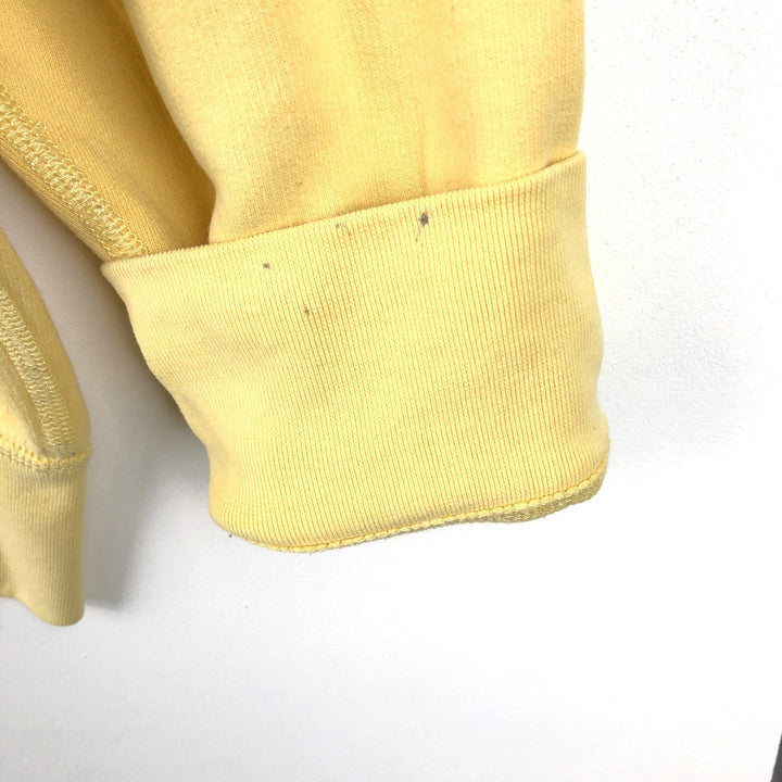 Ralph Lauren POLO RALPH LAUREN sweatshirt pullover hoodie, men's size L cotton yellow type Vintage Second Hand
