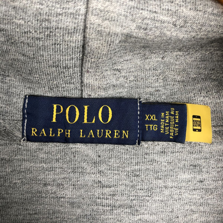 Ralph Lauren POLO RALPH LAUREN Sweatshirt Pullover Hoodie Men's XXL polyester gray type Vintage Second Hand