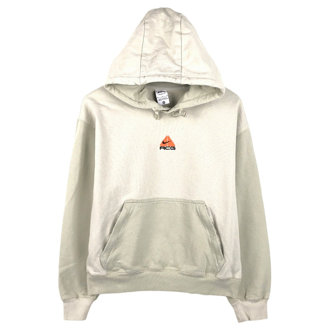 Nike ACG Sweat Pullover Hoodie (Men's Size M) cotton Beige type Vintage Second Hand