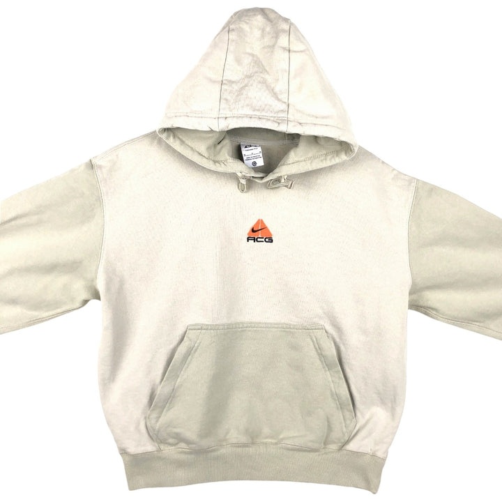 Nike ACG Sweat Pullover Hoodie (Men's Size M) cotton Beige type Vintage Second Hand