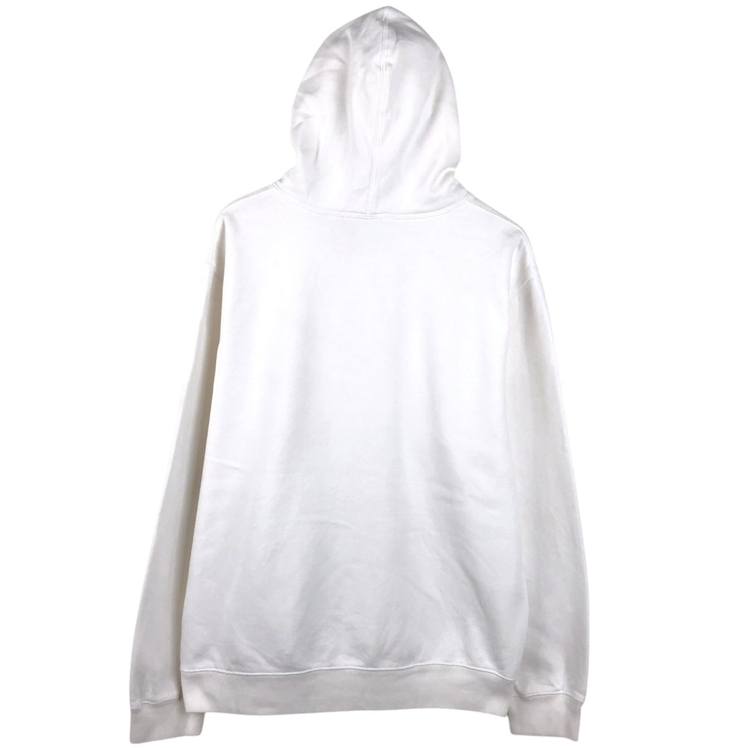 Nike Sweat Pullover Hoodie Men's XXL cotton pale white type Vintage Second Hand